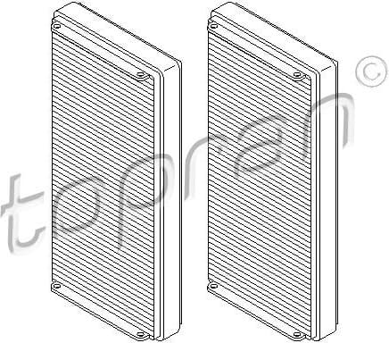Filter Set, cabin air 400 208