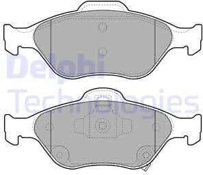 Brake Pad Set, disc brake LP2005