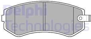 Brake Pad Set, disc brake LP1544