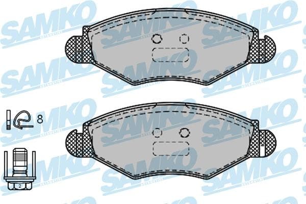 Brake pads front HANZE HBP1378