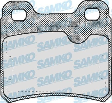 Brake pads rear HANZE HBP586