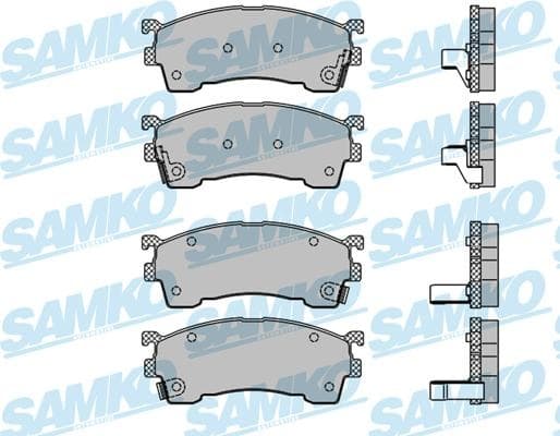 Brake pads front HANZE HBP950