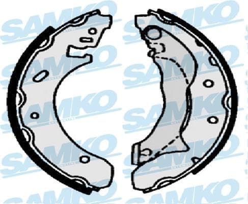 Brake shoes HANZE HBS422