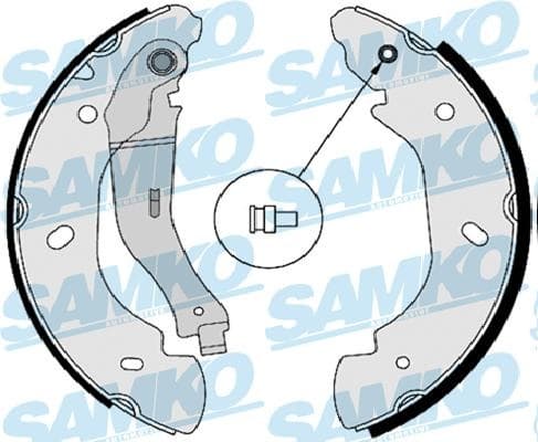 Brake shoes HANZE HBS596