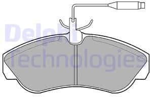 Brake Pad Set, disc brake LP878