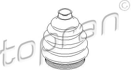 Bellow, drive shaft 103 033