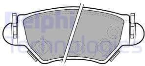 Brake Pad Set, disc brake LP1553