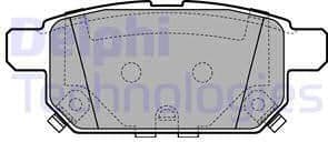 Brake Pad Set, disc brake LP2687