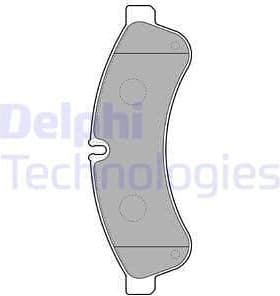 Brake Pad Set, disc brake LP2063