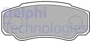 Brake Pad Set, disc brake LP1790