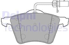 Brake Pad Set, disc brake LP2021