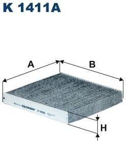 Filter, cabin air K 1411A