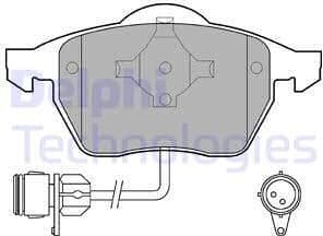 Brake Pad Set, disc brake LP784