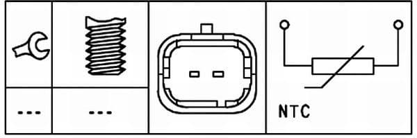 Sensor, coolant temperature 6PT 009 309-431 - image 3
