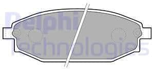 Brake Pad Set, disc brake LP1665