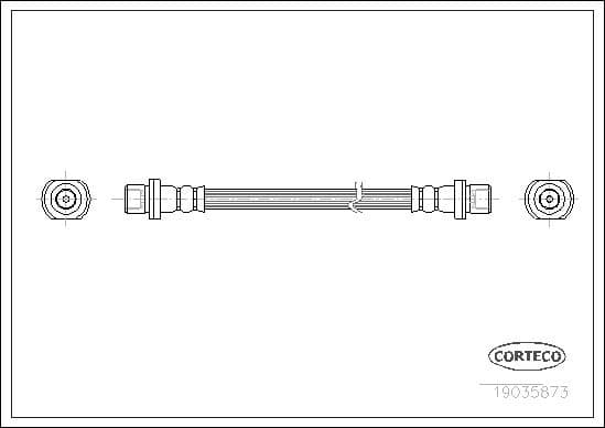 Brake Hose 19035873