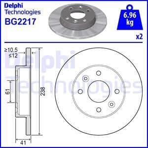 Brake Disc BG2217