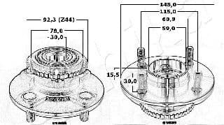 Wheel Hub 44-21039 - image 3