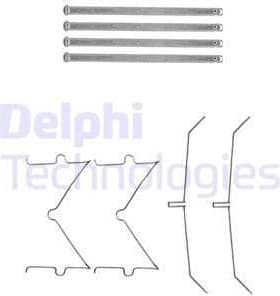 Accessory Kit, disc brake pad LX0627