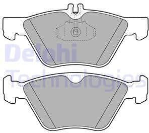Brake Pad Set, disc brake LP1589