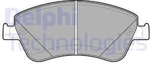 Brake Pad Set, disc brake LP2102