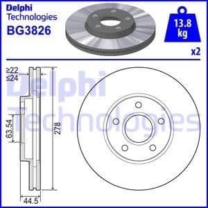 Brake Disc BG3826