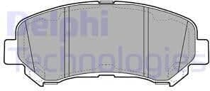 Brake Pad Set, disc brake LP2031