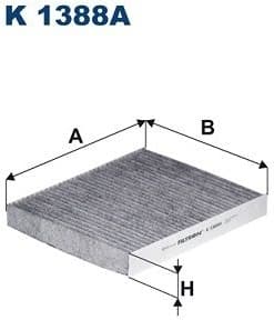 Filter, cabin air K 1388A