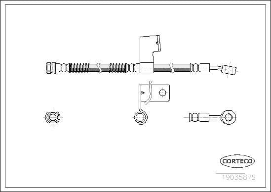 Brake Hose 19035879