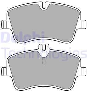 Brake Pad Set, disc brake LP1696