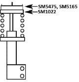 Repair Kit, suspension strut support mount Suspension Mounting Kit SM5475 - image 3