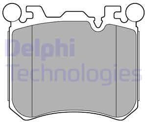Brake Pad Set, disc brake LP2287