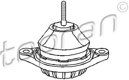 Mounting, engine 103 731