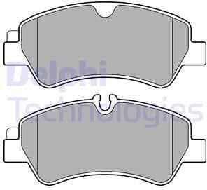 Brake Pad Set, disc brake LP2662