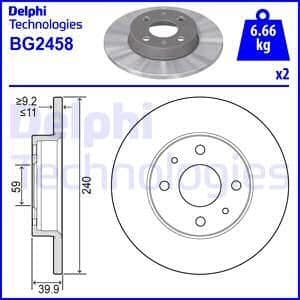 Brake Disc BG2458