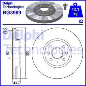 Brake Disc BG3989