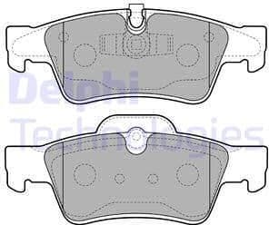 Brake Pad Set, disc brake LP2124