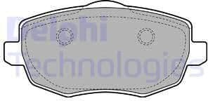 Brake Pad Set, disc brake LP1934