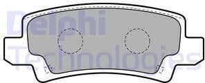 Brake Pad Set, disc brake LP1864