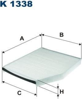 Filter, cabin air K 1338