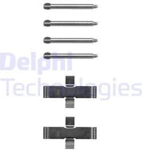 Accessory Kit, disc brake pad LX0093