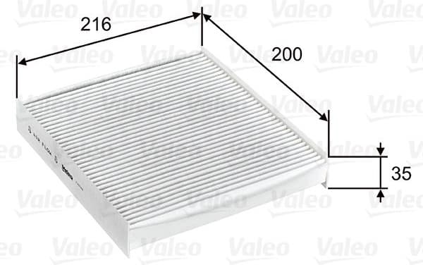 Filter, cabin air VALEO ESSENTIAL 715746