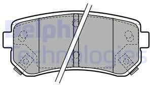 Brake Pad Set, disc brake LP1952