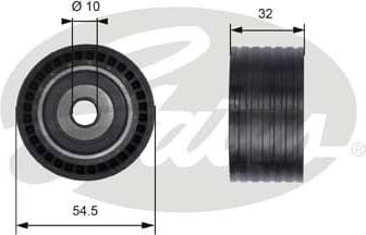 Deflection Pulley/Guide Pulley, timing belt PowerGrip™ T41237