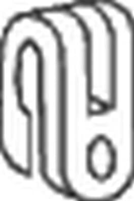 Mount, exhaust system 255-014