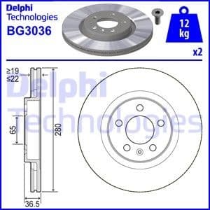 Brake Disc BG3036