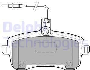 Brake Pad Set, disc brake LP1890