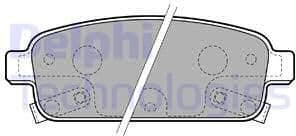 Brake Pad Set, disc brake LP2167