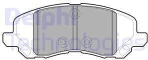 Brake Pad Set, disc brake LP2038
