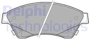 Brake Pad Set, disc brake LP2171